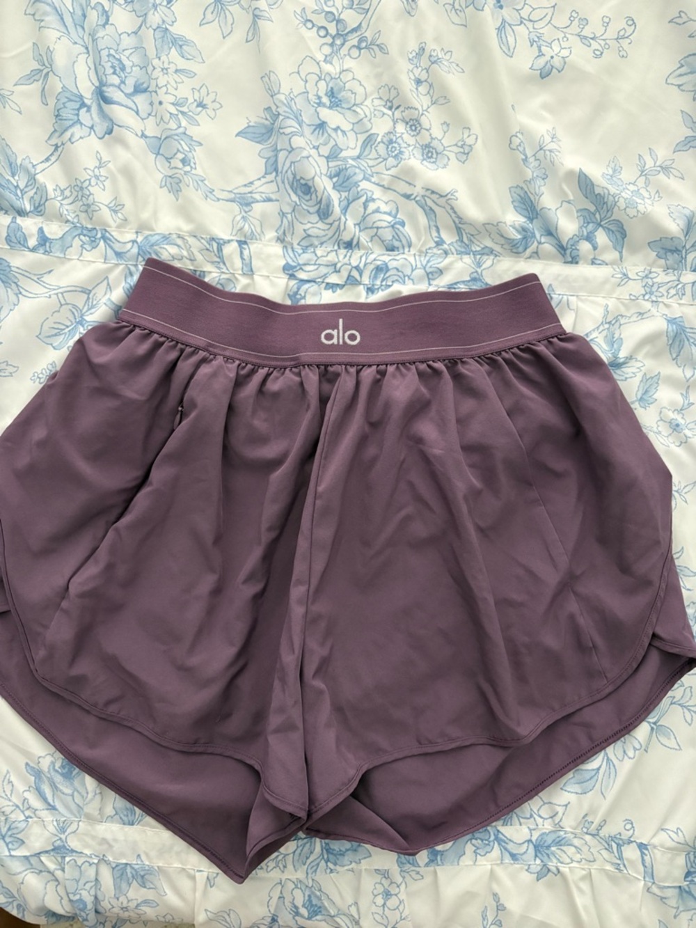 ALO Yoga Women's Purple Athletic Shorts